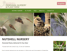 Tablet Screenshot of nutshellnursery.com.au